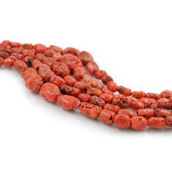 Mediterranean Coral gradation strands tumbles shape