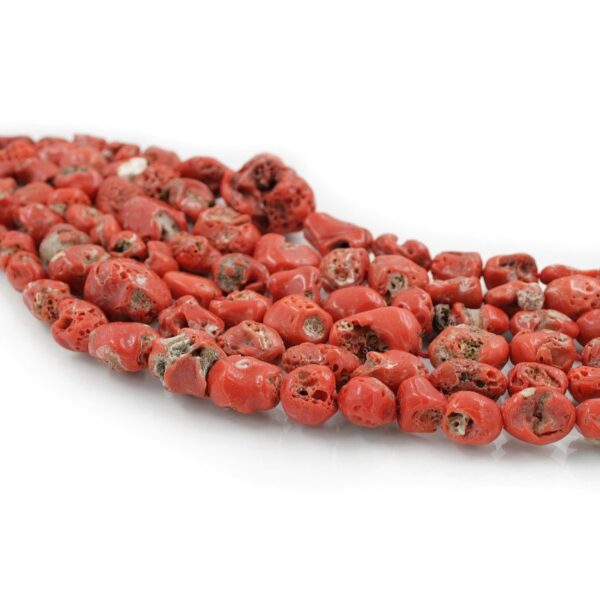 Mediterranean Coral gradation strands tumbles shape