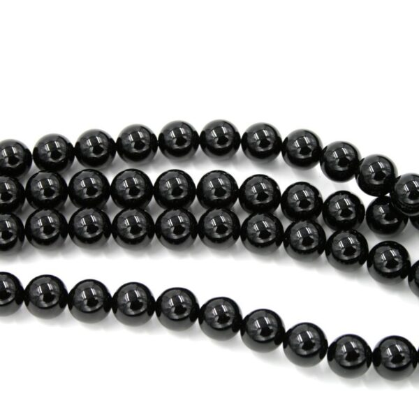 Agata Nera fili tondi 2mm a 24mm