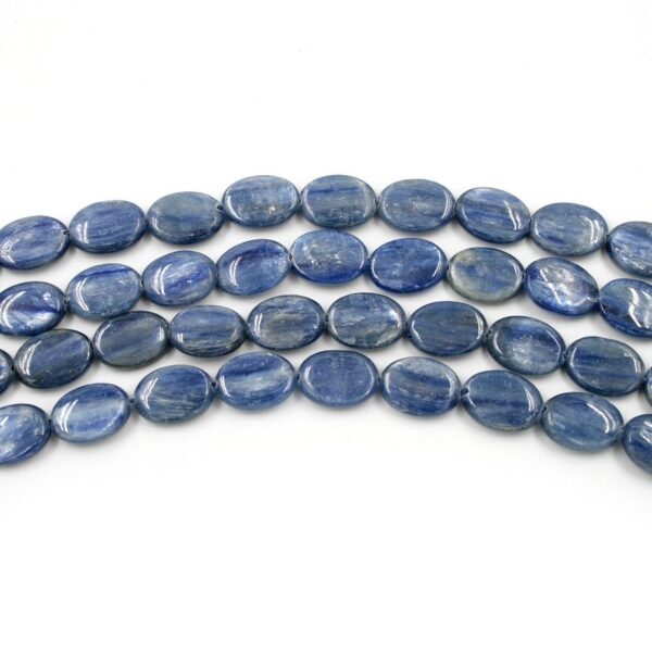 Kyanite strands oval shape size 18x13mm