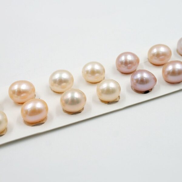 Fresh Water Pearls pairs drop shape size ~10-11mm - White and Natural Color