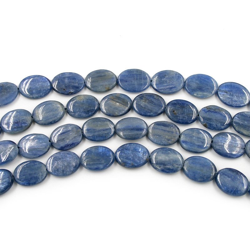 Cianite fili flat oval 20x15mm