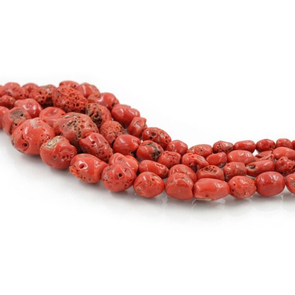 Mediterranean Coral gradation strands tumbles shape