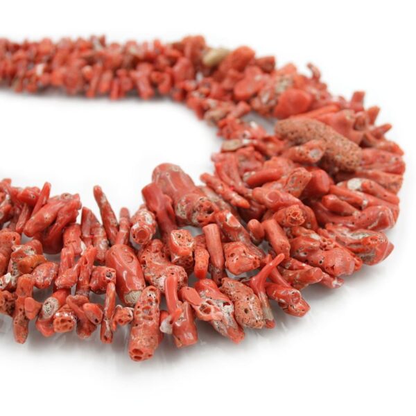 Mediterranean Coral gradation strands cupolini shape