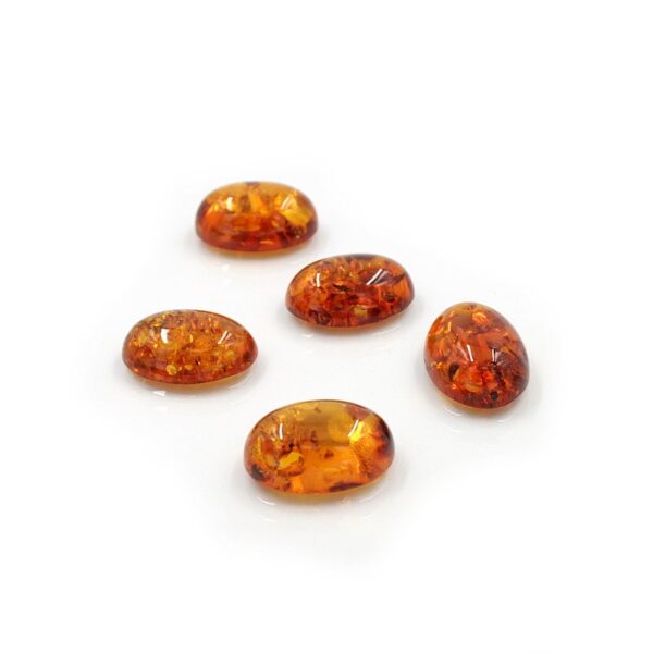 Baltic Amber cabochon oval shape size 25x18mm