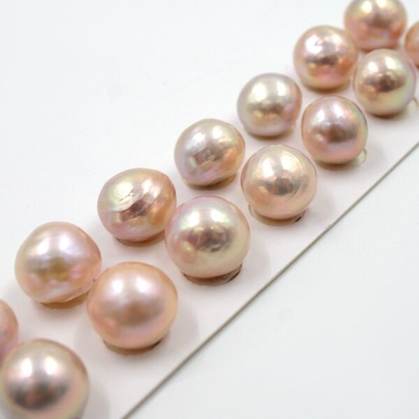 Fresh Water Pearls pairs baroque-round shape size ~12-15mm