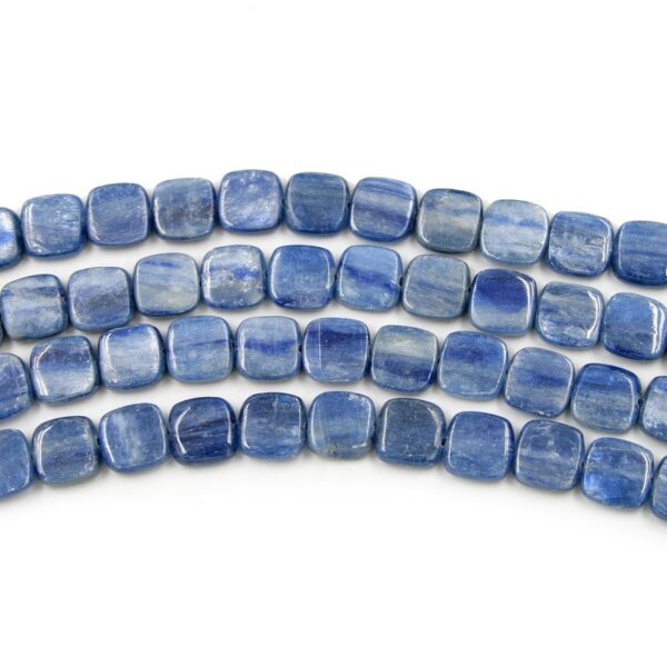Kyanite strands square shape size 12mm