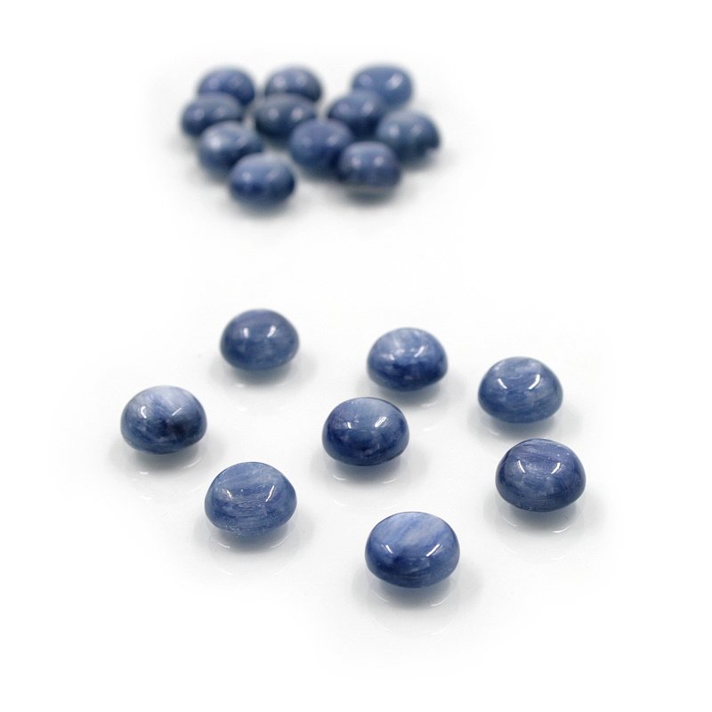 Kyanite Cabochon round shape size 10mm