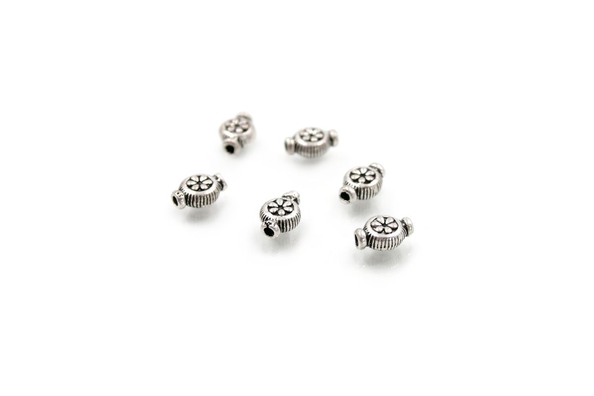 Sterling silver spacer flat shape size 9x7mm