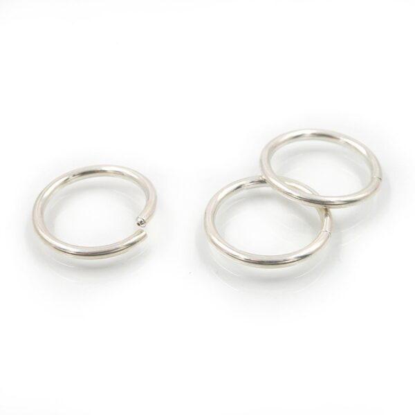 Sterling Silver Clasp Ring shape size 26mm +/- 2Gr