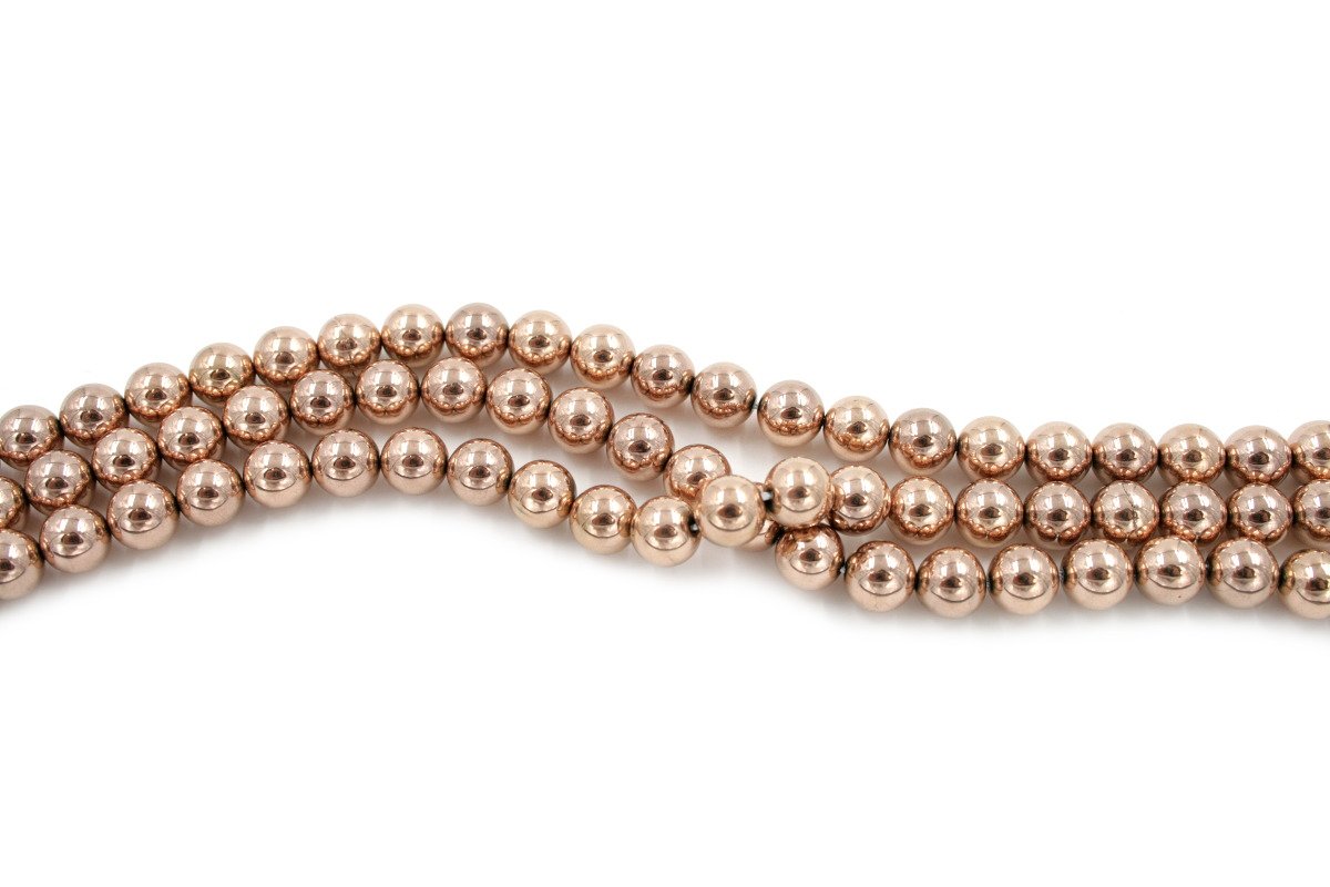 Ematite fili round 6mm - Rosè
