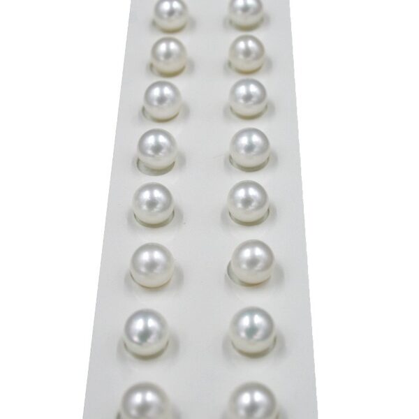 Fresh Water Pearls pairs round shape size 6-6½mm