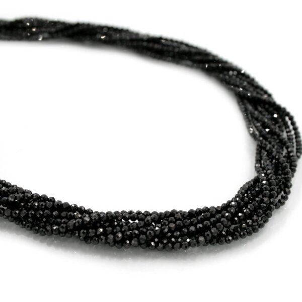 Spinel strands faceted round shape size 2mm