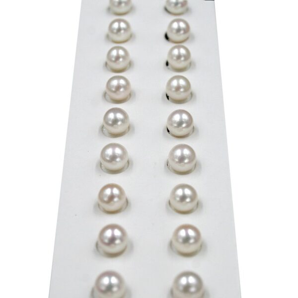 Fresh Water Pearls pairs round shape size 5½-6mm