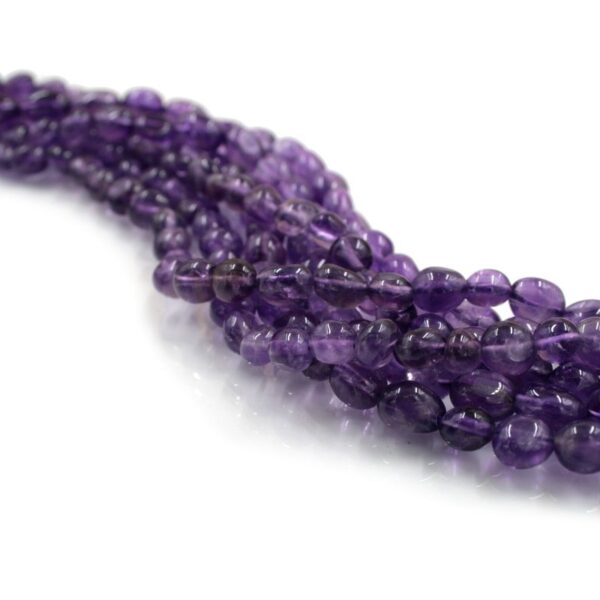 Amethyst strands stone shape size 7x9mm - 8x9mm