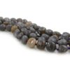 Agata grigia fili sassi - ~ 15x14mm / 17x18mm
