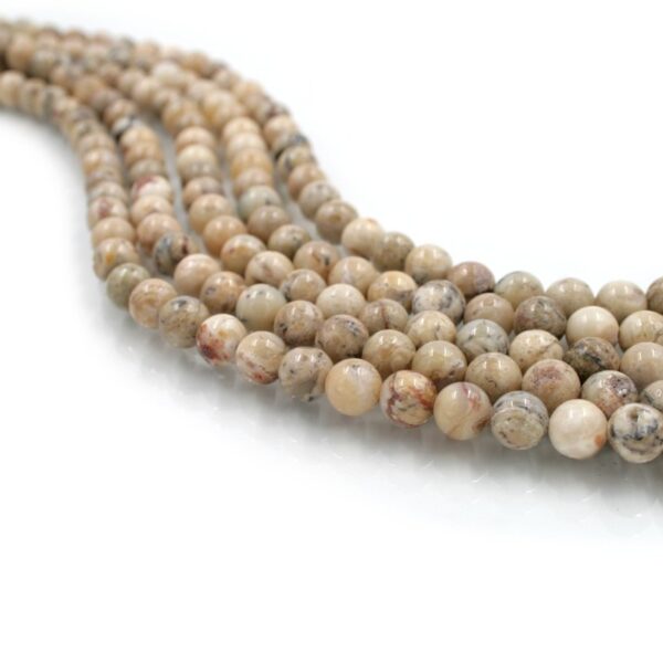African Opal strands round beads 6mm to 10mm