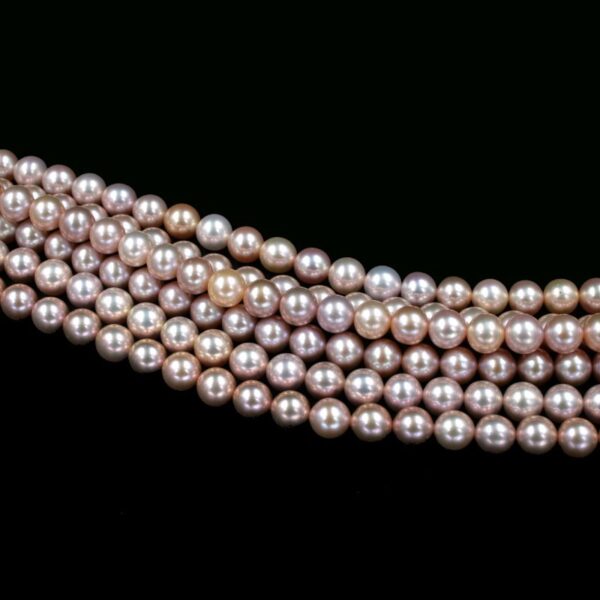 Perle d'acqua Dolce fili round 7½-8mm - Naturale