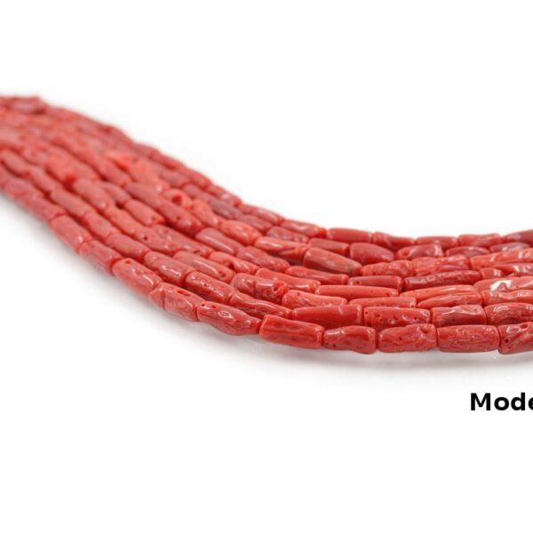 Mediterranean Coral strands irregular cylindrical shape