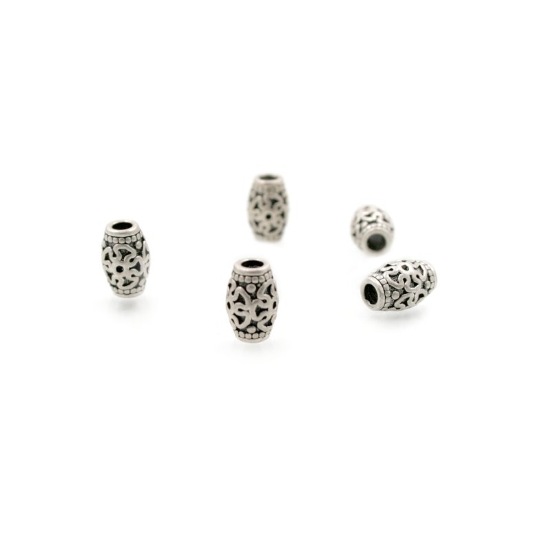 Argento 925‰ distanziatori cilindri 10x7mm