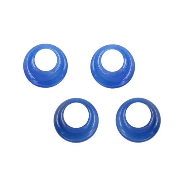 Agata Blu coppia creole round 25mm