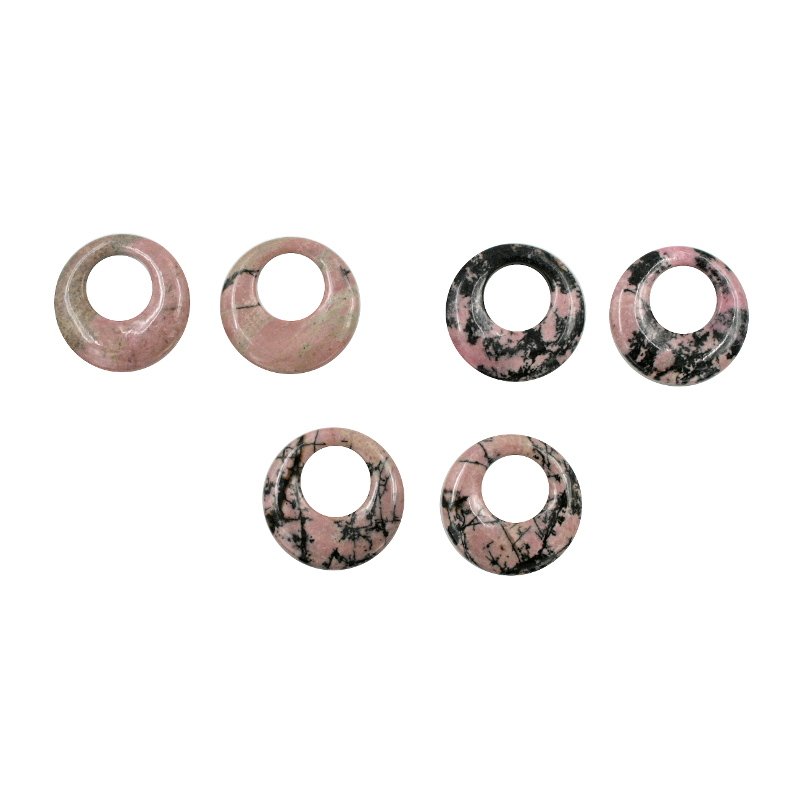 Diaspro coppia creole round 30mm