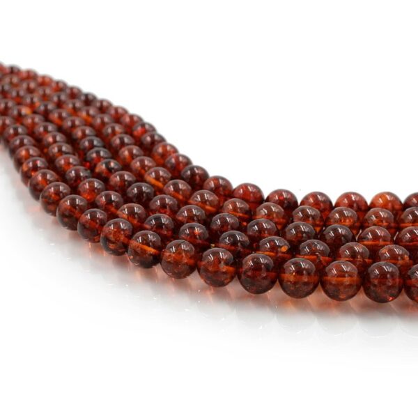 Ambra Baltica cognac fili round 10-11mm