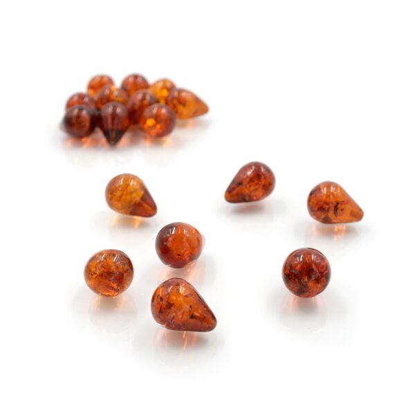 Baltic Amber drop shape size ~ 12x8mm