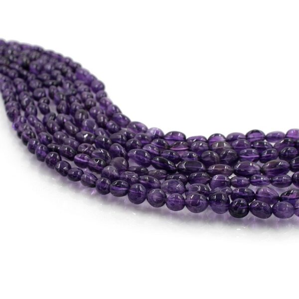 Amethyst strands stone shape size ~9x6mm