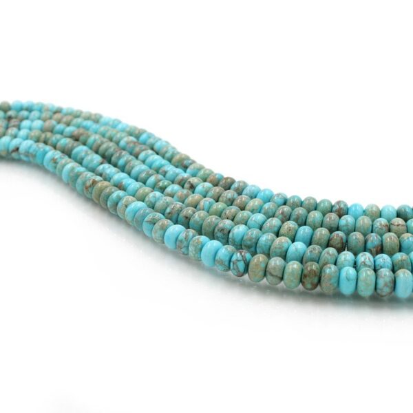 Blu Imperial Jasper fili rondelle 8x5mm