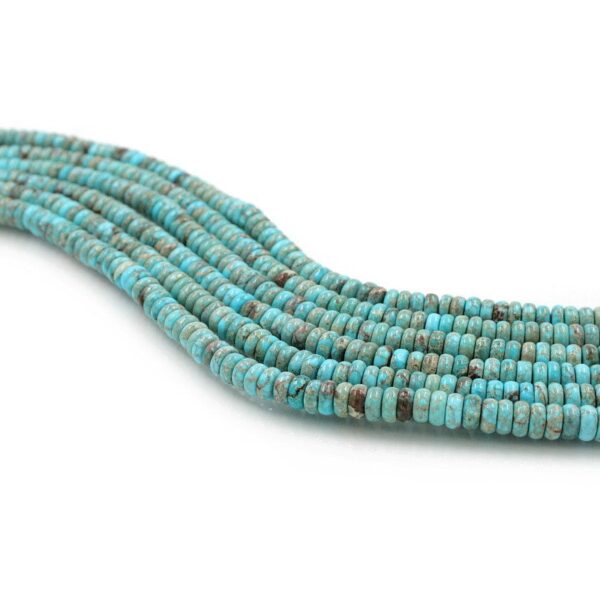 Blue Imperial Jasper strands washer shape size 6x3mm