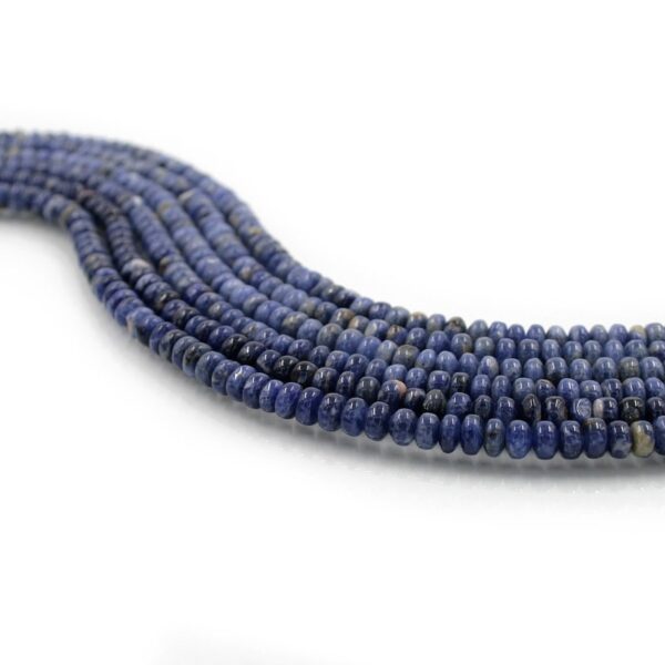 Sodalite strands washer shape size 4x6mm