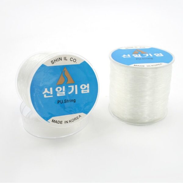 Elastico bianco coreano misura 0,50mm -  Bobina 100mt