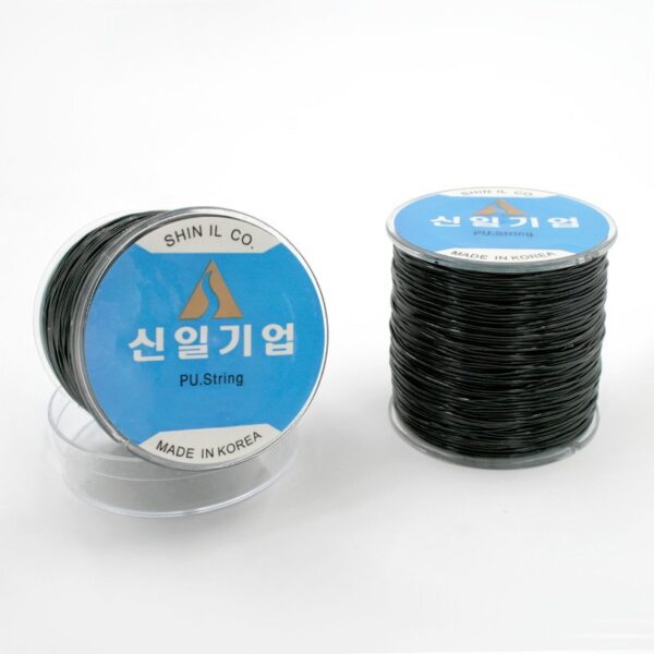 Elastico nero coreano misura 1,00mm -  Bobina 100mt