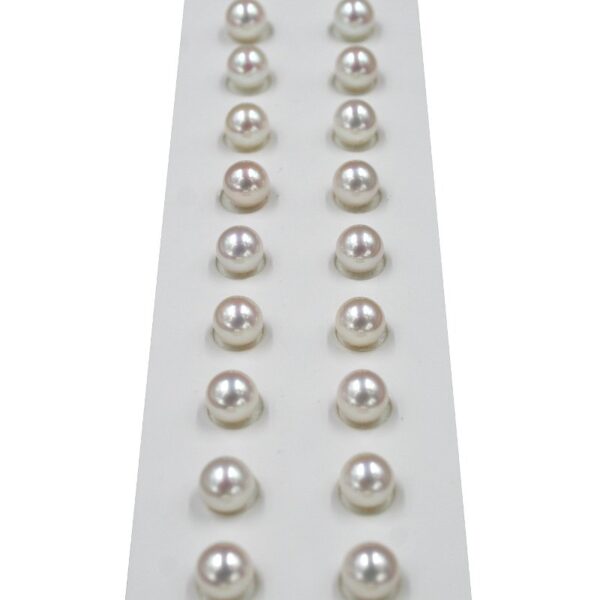 Fresh Water Pearls pairs round shape size 5½-6mm