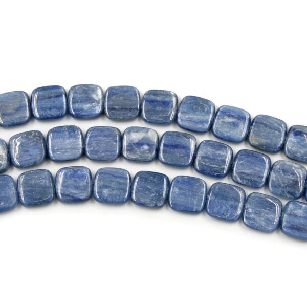 Kyanite strands square shape size 16mm