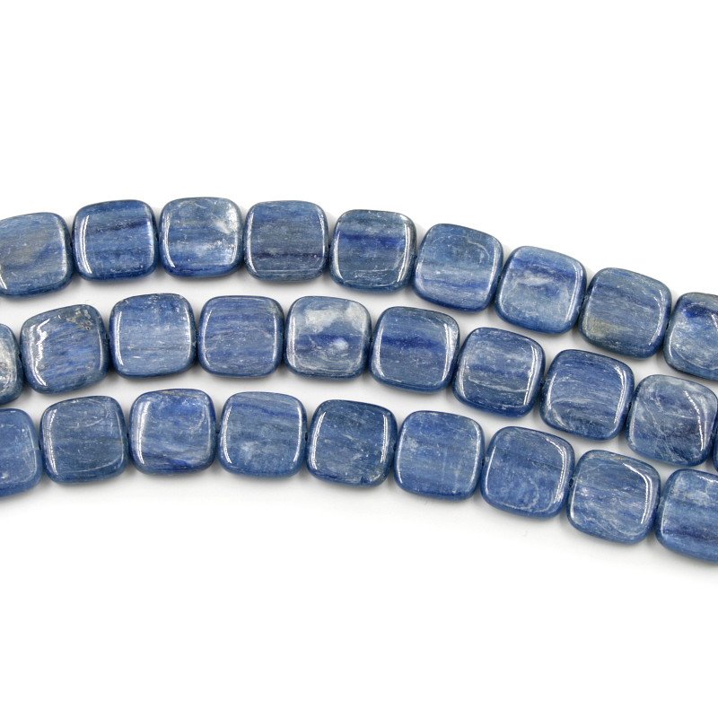 Kyanite strands square shape size 16mm
