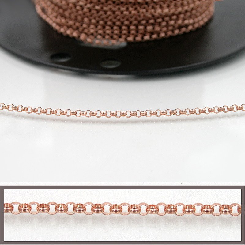 Catena Rolo' in argento 925‰ diametro 1,70mm