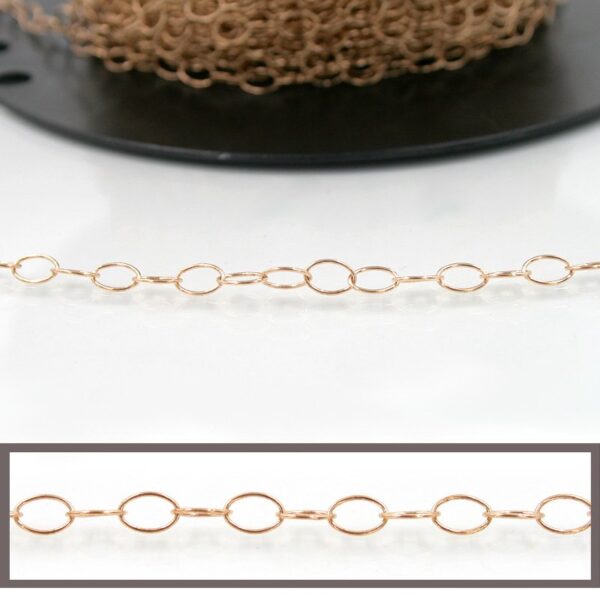 Sterling Silver forzatina chain oval shape size 6x8mm