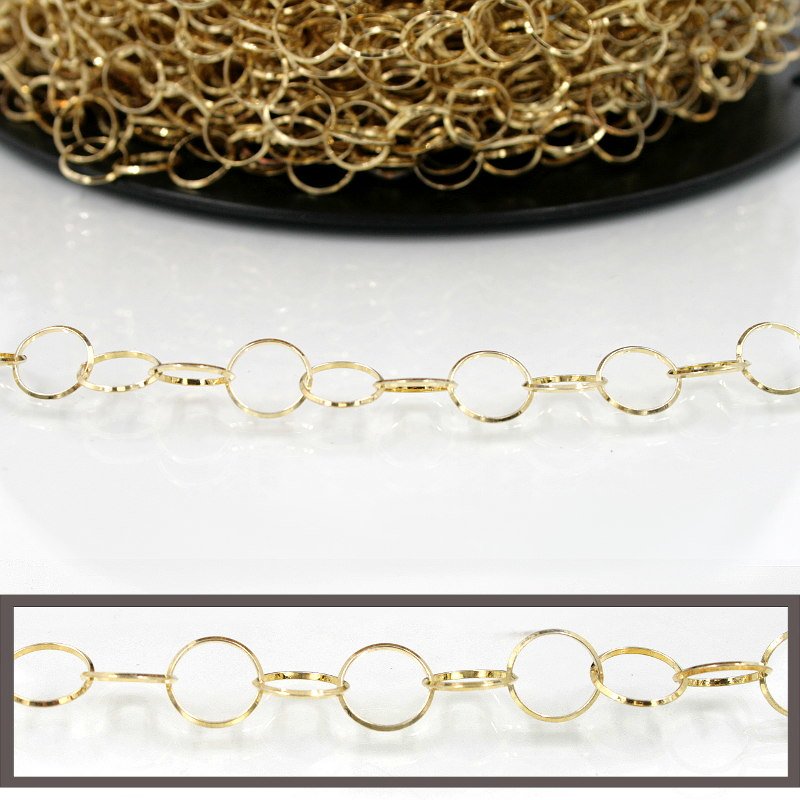 Catena in argento 925‰ round taglio triangular 10mm