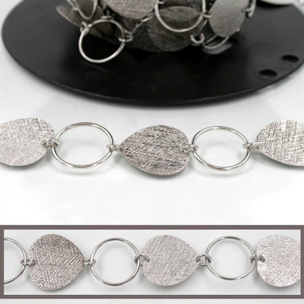 Catena in argento 925‰ cuore ed anello