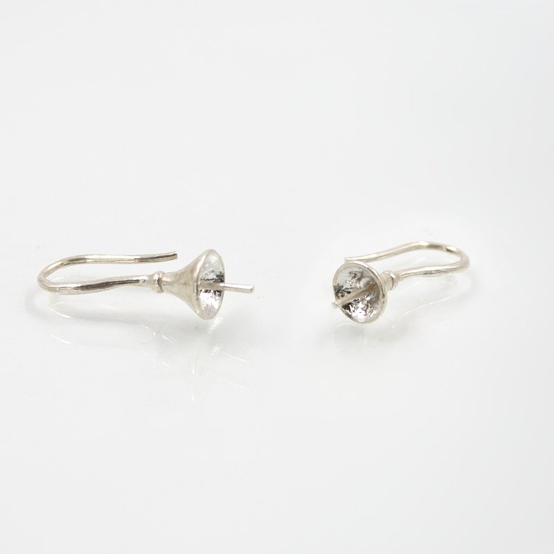 Orecchini argento campana 7mm con perno