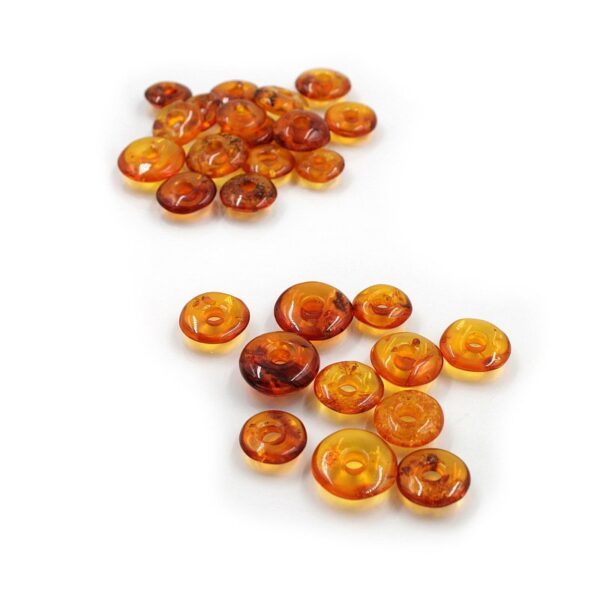 Baltic Amber raw donuts shape various size