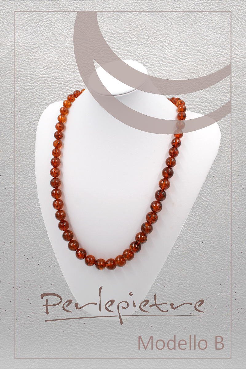 Baltic Amber strands gradation round shape - Image 4