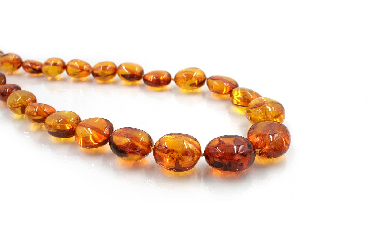 Baltic Amber strands multicolor stone shape - Extra Quality - Image 2