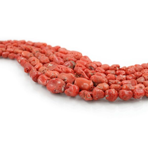 Mediterranean Coral gradation strands tumbles shape