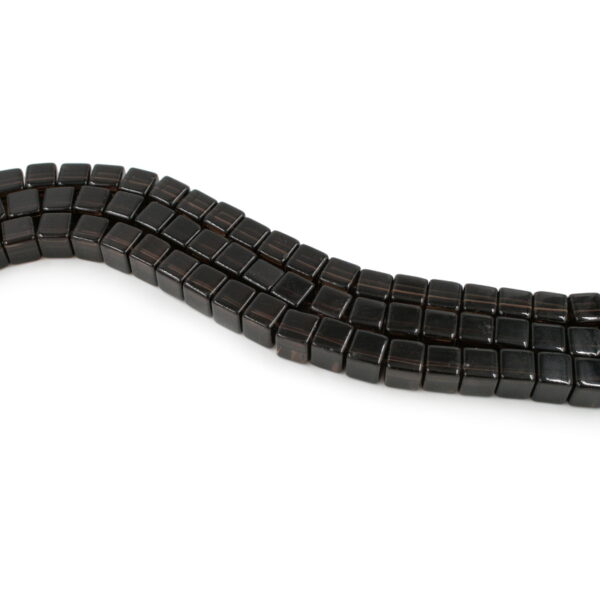 Smoky Quartz strands dice shape size 10mm