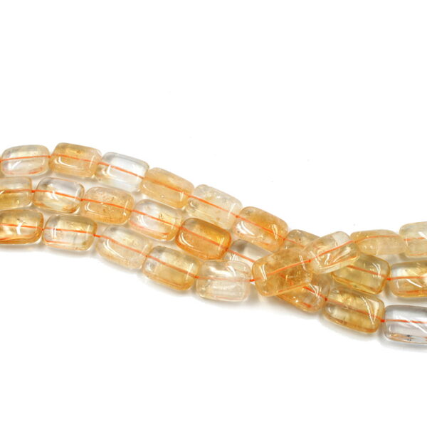 Citrine Quartz strands rectangular shape size 18x13mm