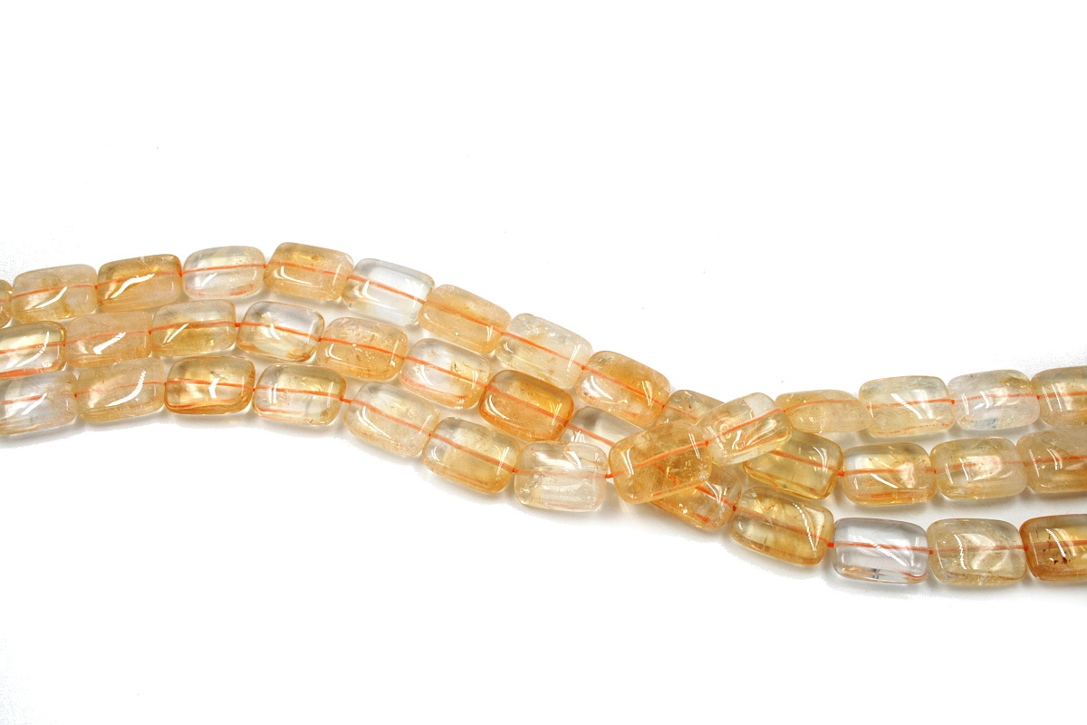 Citrine Quartz strands rectangular shape size 18x13mm