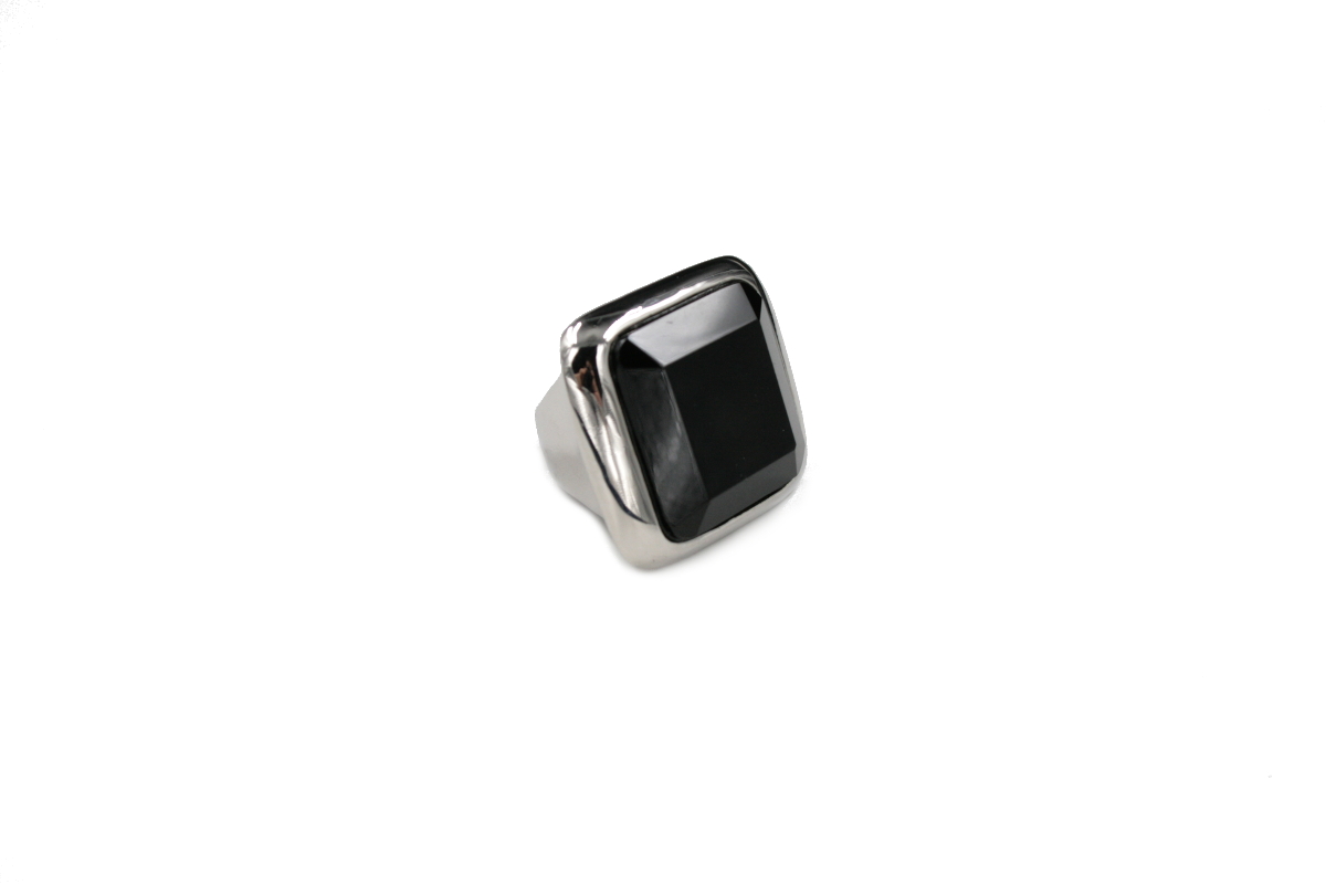 Anello in argento spola quadrata 25x25x5,5mm - Vari Colori